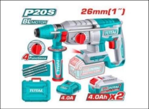 Cordless Rotary Hammer 20V 26mm