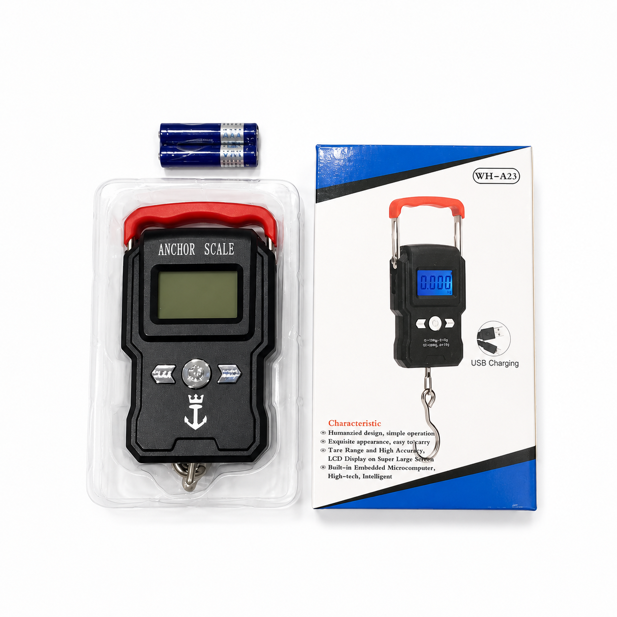 Anchor Digital Hanging Scale (Red Handle)