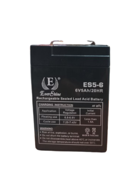 EverShine 6V 5Ah Rechargeable Battery