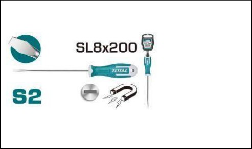 Slotted Screwdriver 8x200mm